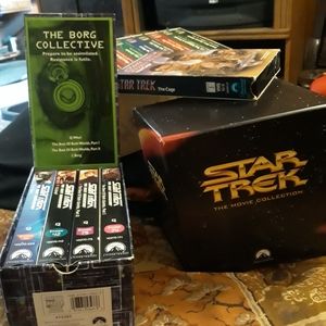 Vintage vhs tape collection